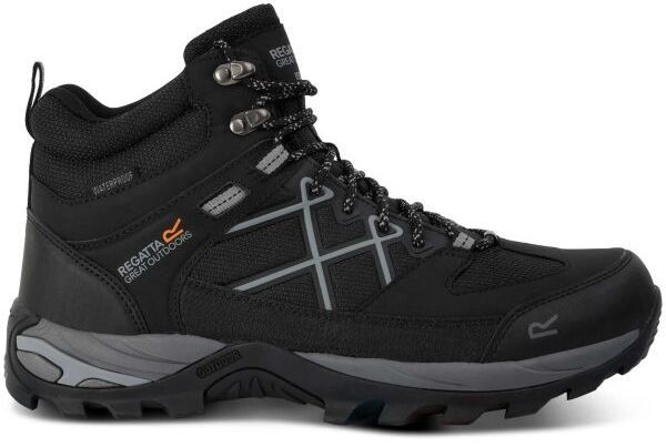 REGATTA OUTDOORS SAMARIS III Pánska treková obuv, čierna, veľkosť