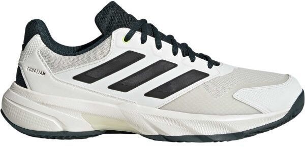 adidas COURTJAM CONTROL 3 M CL Pánska tenisová obuv, biela, veľkosť 46 2/3