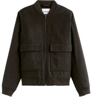 CELIO SUJOKER Pánska bunda, khaki, veľkosť