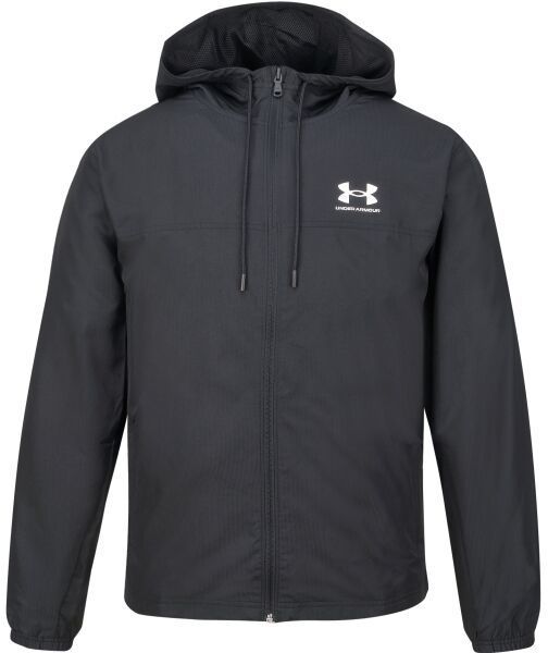 Under Armour RIVAL WOVEN WINDBREAKER Pánska bunda, čierna, veľkosť S