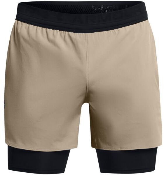 Under Armour PEAK WOVEN Pánske kraťasy, hnedá, veľkosť M