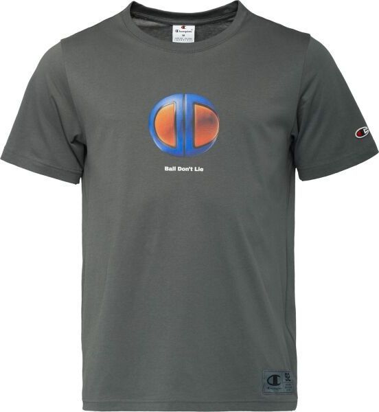 Champion SS TEE Pánske tričko, tmavo sivá, veľkosť