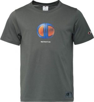 Champion SS TEE Pánske tričko, tmavo sivá, veľkosť