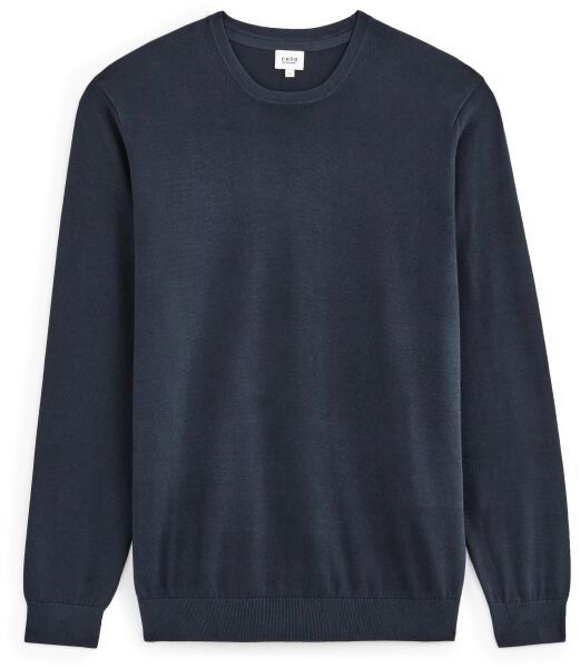 CELIO DECOTON Pánsky sveter, tmavo modrá, veľkosť