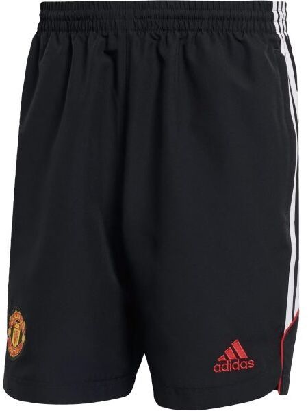 adidas MANCHESTER UNITED UBD SHORTS Pánske futbalové šortky, čierna, veľkosť XXL