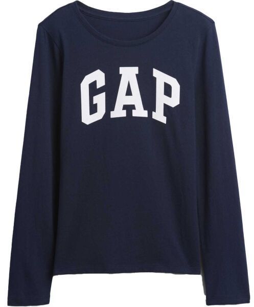 GAP V-FRCH LS LOGO TEE Detské tričko, tmavo modrá, veľkosť
