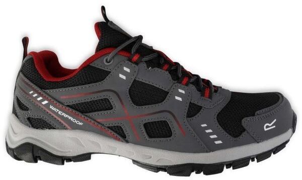 REGATTA OUTDOORS VENDEAVOUR Pánska treková obuv, tmavo sivá, veľkosť