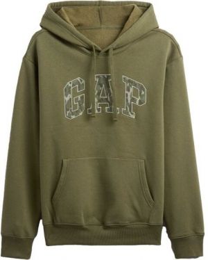 GAP V-NEW HERITAGE PO Dámska mikina, khaki, veľkosť