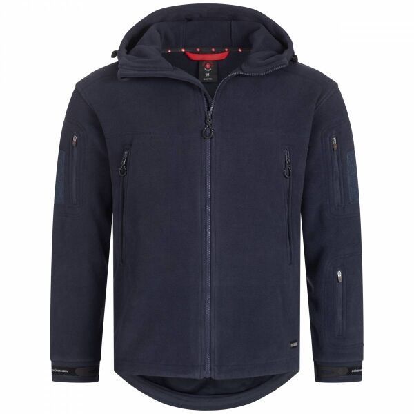 HOHENHORN BIFERTEN Pánska flísová bunda, tmavo modrá, veľkosť XXXL