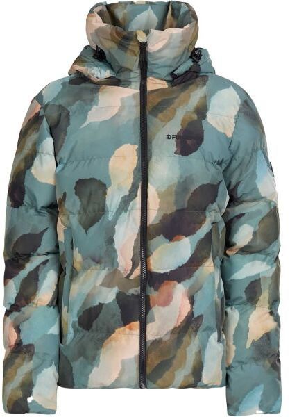 FUNDANGO AMBER PADDED JACKET Dámska zimná bunda, tmavo zelená, veľkosť