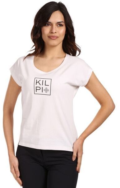 KILPI ROANE Dámske tričko z bavlny, biela, veľkosť