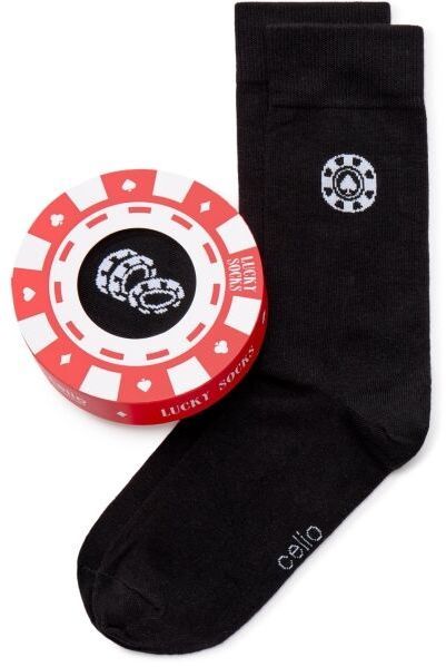 CELIO XMISOJETON Pánske ponožky v darčekovom balení, čierna, veľkosť