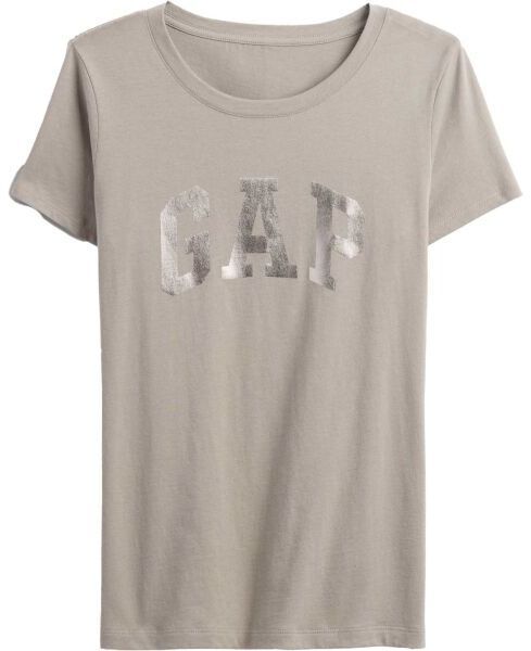 GAP V-SS LOGO CLASSIC TEE Dámske tričko, béžová, veľkosť