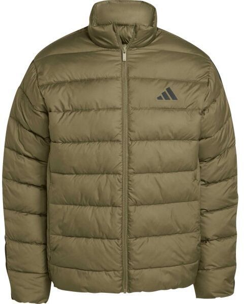 adidas ESSENTIALS 3-STRIPES SYNTHETIC DOWN JACKET Pánska bunda, khaki, veľkosť XXL