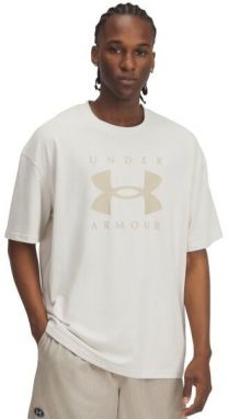 Under Armour M HW OS BRANDED Pánske tričko, biela, veľkosť L
