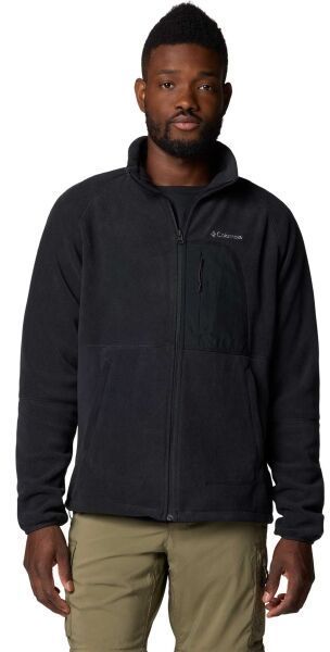 Columbia RAPID EXPEDITION II FULL ZIP FLEECE Pánska outdoorová mikina, čierna, veľkosť
