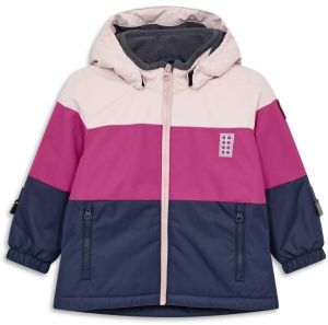 LEGO® kidswear LWJERI 702 Dievčenská zimná bunda, ružová, veľkosť