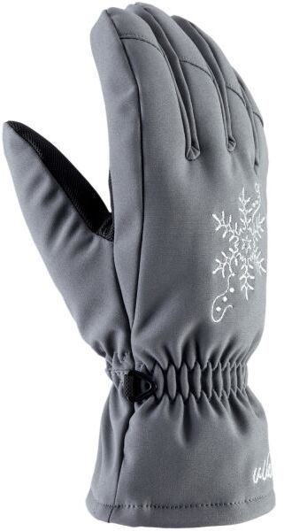Viking ALIANA Dámske lyžiarske rukavice, sivá, veľkosť