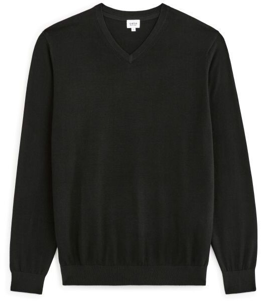 CELIO DECOTONV Pánsky sveter, čierna, veľkosť