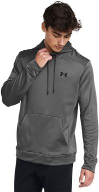 Under Armour ARMOUR FLEECE HOODIE Pánska mikina, sivá, veľkosť M