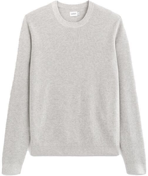 CELIO TEPIC Pánsky sveter, sivá, veľkosť