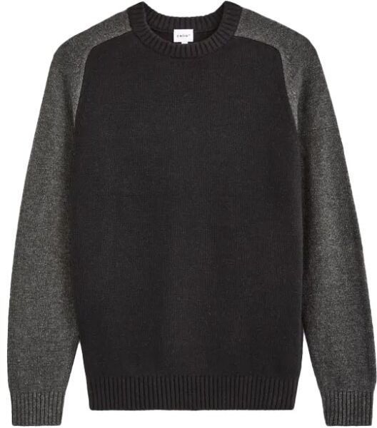 CELIO VECOL Pánsky sveter, čierna, veľkosť