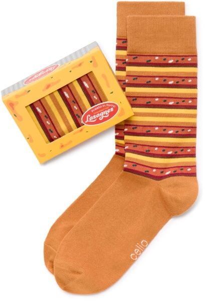 CELIO XMISOLASA Pánske ponožky, oranžová, veľkosť