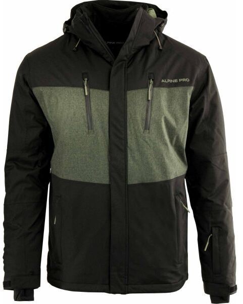 ALPINE PRO GODOG Pánska lyžiarska buna, čierna, veľkosť