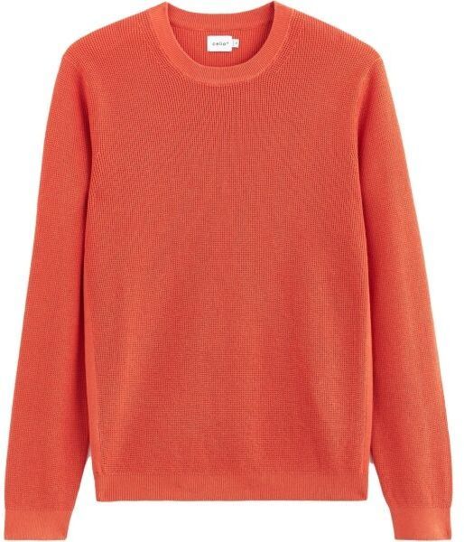 CELIO TEPIC Pánsky sveter, červená, veľkosť