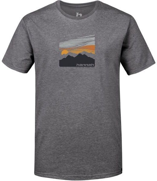 Hannah DANNY Pánske tričko, tmavo sivá, veľkosť