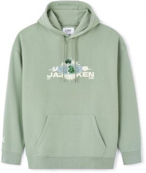 CELIO LLEHXHSW Pánska bavlnená mikina, zelená, veľkosť