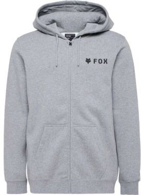 Fox FLEECE ZIP Pánska mikina, sivá, veľkosť