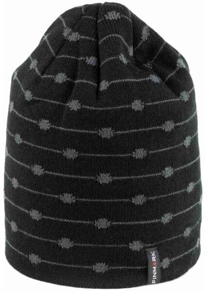 Finmark WINTER HAT Zimná pletená čiapka, čierna, veľkosť UNI