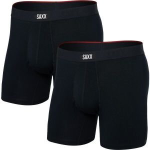 SAXX VIBE XTRA SOFT COMFORT 2PK Pohodlné boxerky, čierna, veľkosť