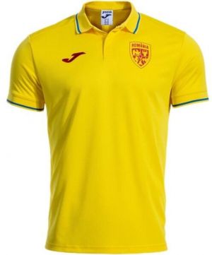 Joma FED. FUTBOL RUMANÍA REPLICA SHORT SLEEVE POLO Pánske športové polo, žltá, veľkosť
