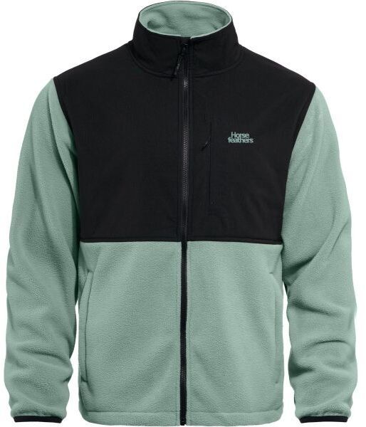 Horsefeathers DUVAL Pánska flísová mikina, zelená, veľkosť