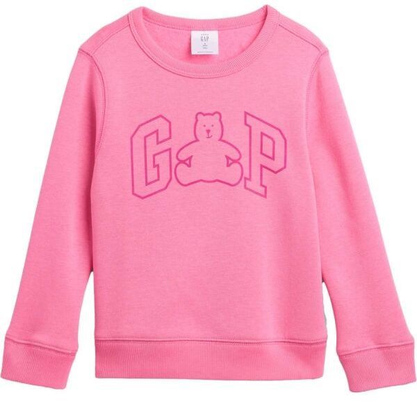 GAP V-DB GR CREW Detská mikina, ružová, veľkosť 3Y