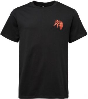 Converse SKELETON SUMMER ZONE Pánske tričko, čierna, veľkosť