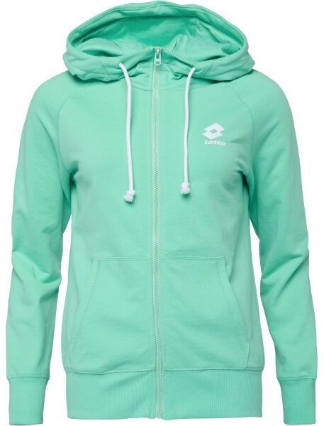 Lotto SMART OG FULL-ZIP HOODIE Dámska mikina, zelená, veľkosť
