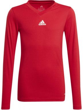 adidas TEAM BASE TEE Y Juniorské futbalové tričko, červená, veľkosť