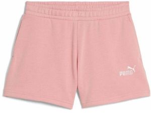 Puma ESSENTIALS SMALL NO. 1 LOGO SHORTS TR G Dievčenské kraťasy, ružová, veľkosť