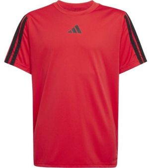 adidas JERSEY ESSENTIALS LOGO KIDS Detské tréningové tričko, červená, veľkosť