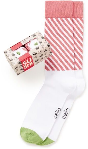 CELIO XJISUSHI2 Pánske ponožky, biela, veľkosť