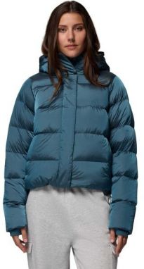 Columbia AMAZE PUFF™ HOODED JACKET Zimná bunda, tyrkysová, veľkosť