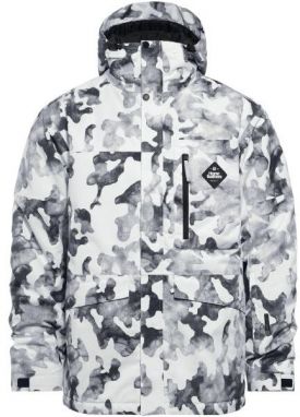 Horsefeathers RANGER Pánska lyžiarska/snowboardová bunda, biela, veľkosť