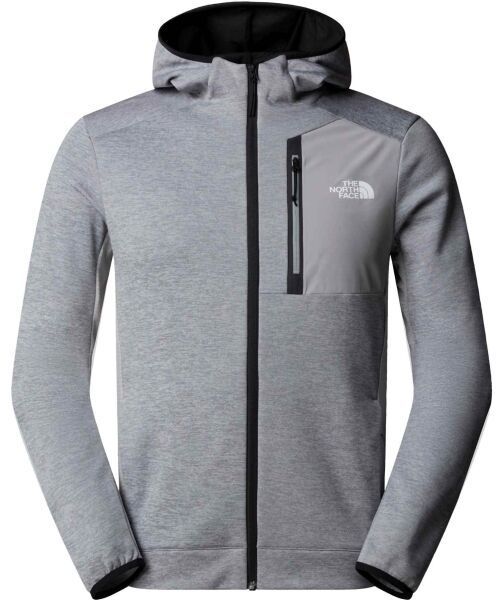 The North Face M MOUNTAIN ATHLETICS FLEECE FULL ZIP JAC Pánska flísová mikina, sivá, veľkosť