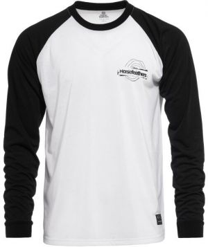 Horsefeathers SHANK LS Pánske tričko, biela, veľkosť