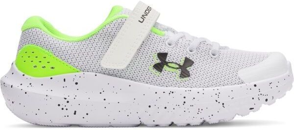 Under Armour SURGE Chlapčenská bežecká obuv, biela, veľkosť 33.5