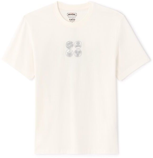 CELIO LMEAVA Pánske tričko, biela, veľkosť