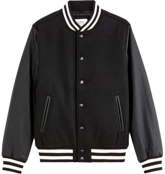 CELIO FUVARSI Pánska bunda, čierna, veľkosť